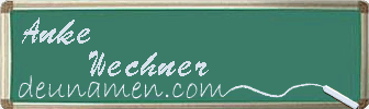 Anke Wechner Visitenkarte